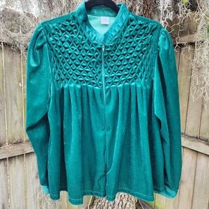 Vintage Green smock shirt